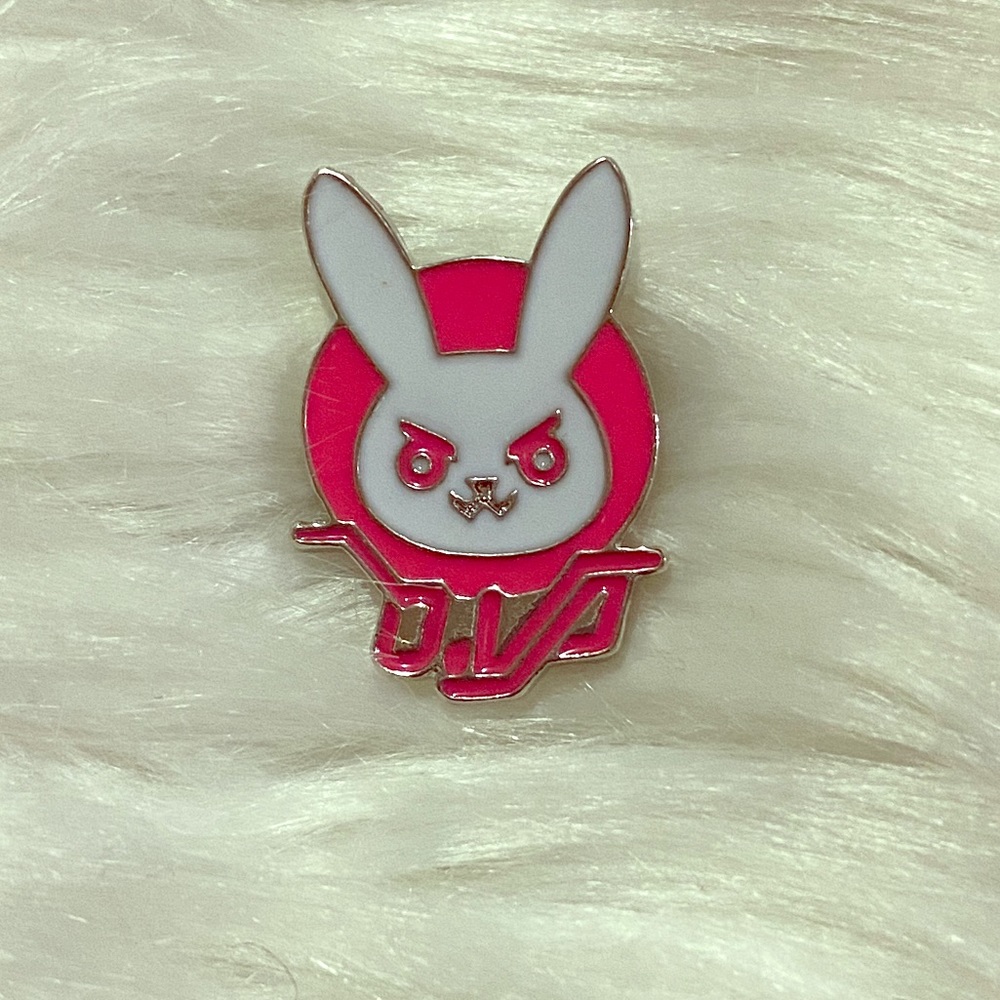 Overwatch D.va bunny enamel Pin